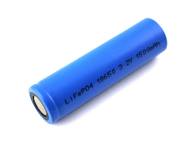 IFR18650 3.2V 1500mAh LiFePo4 battery