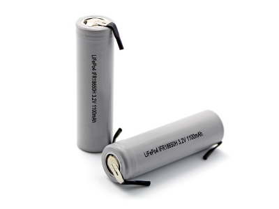 IFR18650H 3.2V 1100mAh LiFePo4 battery