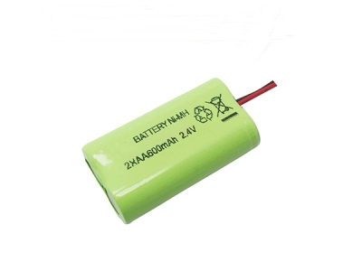 AA 2.4V 600mAh 2S1P NI-MH battery