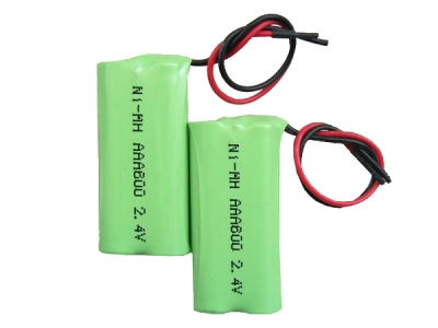 AAA 2.4V 600mAh 2S1P NI-MH battery