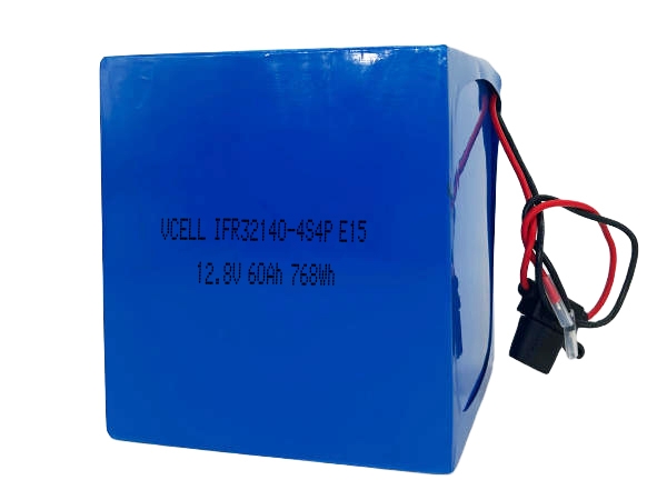 12.8V 60Ah 4S4P IFR32140 LiFePO4 Rechargeable Battery