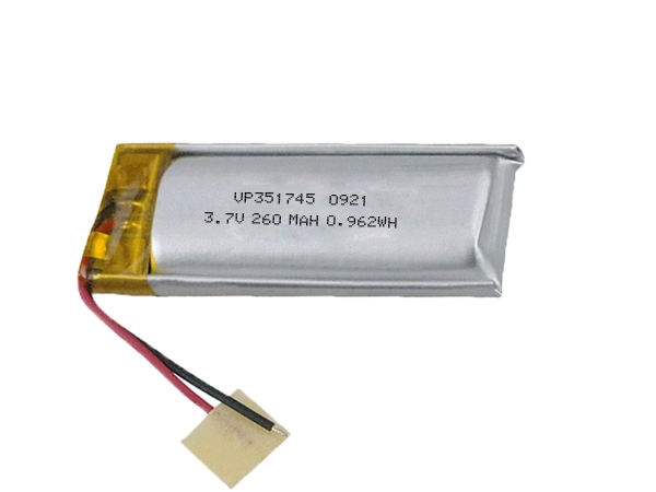 351745 3.7V 260mAh 可充电锂聚合物电池