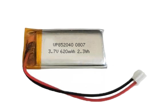 852040 3.7V 620mAh Rechargeable LiPo Battery