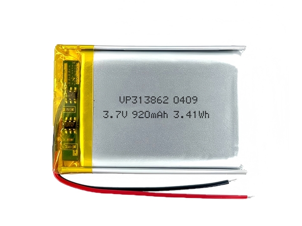 313862 3.7V 920mAh LiPO Rechargeable Battery