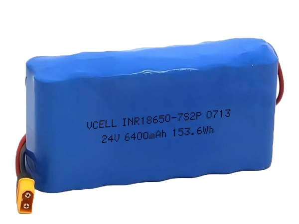 24V 6400mAh 18650 Lithium Ion Battery Pack