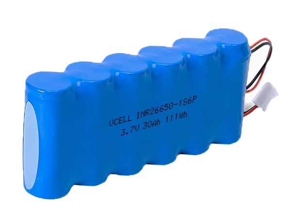 3.7V 30Ah 6P 26650 Rechargeable Lithium Battery Pack