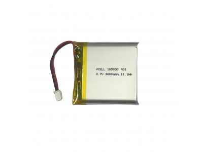 3.7V 3000mAh 105050 Rechargeable Lithium Polymer Battery