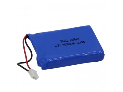 3.7V Lithium Polymer Battery 105060 Big Capacity 3000mAh
