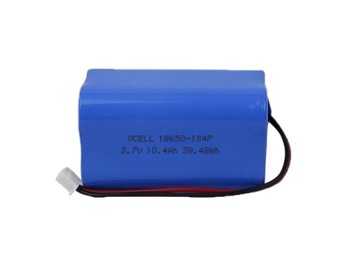 3.7V 10Ah 1S4P 18650 Li-Ion Rechageable Battery
