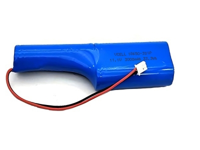 11.1V 3000mAh Three Long Strip 18650 Lithium Ion Rechargeable Battery