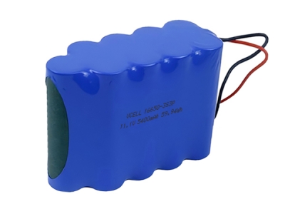 11.1V 5400mAh 3S3P 16650 锂离子充电电池
