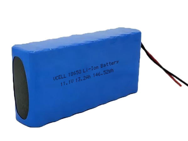 11.1V 13.2Ah 18650 Replacement Li-Ion Battery Pack