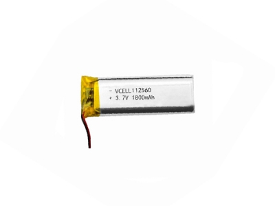 3.7V 1800mAh 112560 Lithium Polymer Battery 