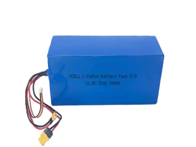 12.8V 30Ah 32700 LiFePO4 Battery With SMBUS Communication Function