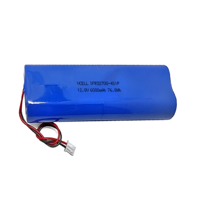 12.8V 6000mAh IFR32700 磷酸铁锂可充电电池