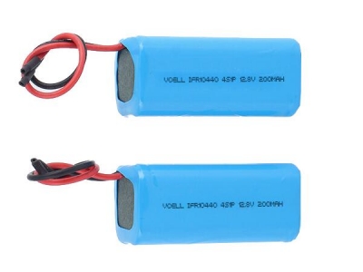 12V 10440 200mAh Rechargeable LiFePo4 Battery Pack