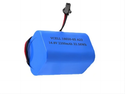 14.8V 2200mAh 4S1P 18650 Rechargeable Lithium Ion Battery Pack