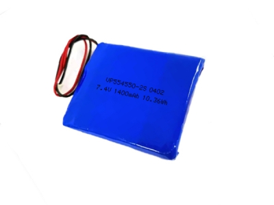 7.4V 1400mAh 554550-2S Lipo Smart Battery