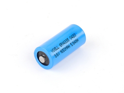 3.6V 2/3AA 1650mAh ER14335 Li-SOCl2 Battery For Gas Meter