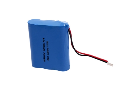 9.6V 1500mAh IFR18650 3S1P LiFePo4 Battery Pack 