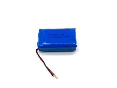 3.7V 2000mAh 162746 Li-Po Battery