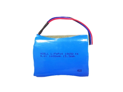 9.6V 1600mAh 18650 3S1P LiFePo4 Battery