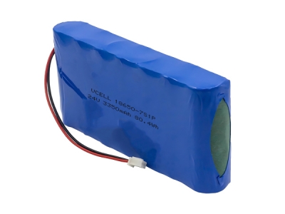 24V 3350mAh 7S1P 18650 Rechargeable Lithium Ion Battery Pack