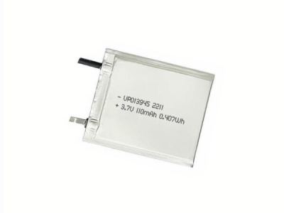 3.7V 110mAh 013945 Ultra Thin Lithium Polymer Battery