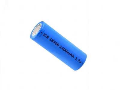 3.7V 1400mAh 18500 Lithium Ion Battery