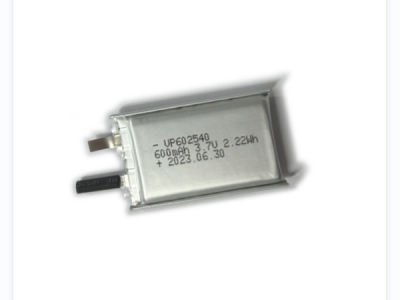 3.7V 600mAh 2.22Wh 602540 Lithium Polymer Battery