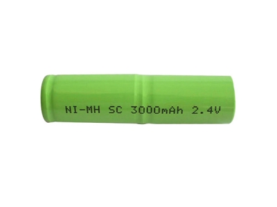 2.4V 3000mAh SC Double Cells NiMH Battery 