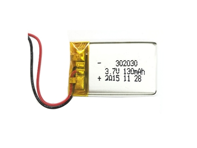 High Quality 302030/130mAh Lithium Battery 
