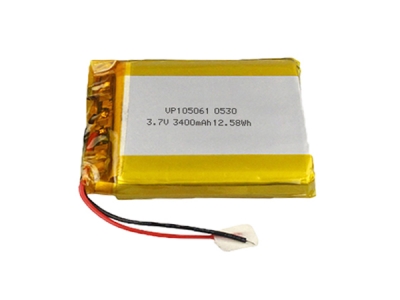 105061 3.7V 3400mAh LiPo Rechargeable Battery