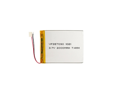 2000mAh Rechargeable Lithium Polymer Battery 3.7V 357090