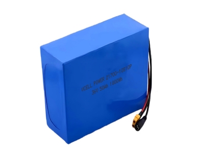 36V 50Ah 10S10P 21700 Rechargeable Lithium Ion Battery With BMS
