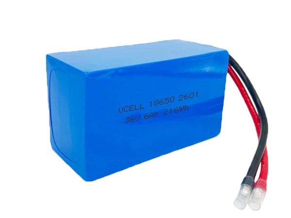 36V 6Ah 18650 锂离子可充电替换电池