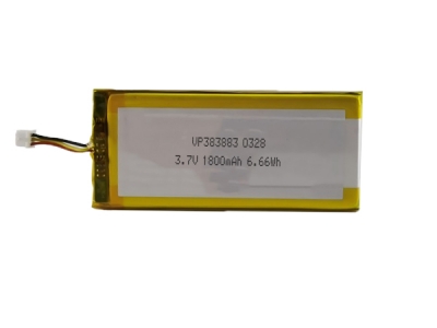 383883 3.7V 1800mAh Rechargeable Lithium Polymer Battery