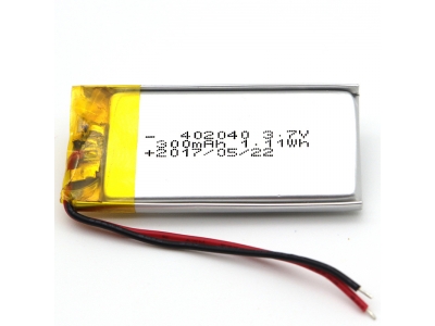 Rechargeable 402040 Lithium Battery 3.7V 300mAh for Bluetooth speakers