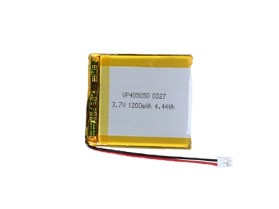 405050 3.7V 1200mAh 4.44Wh Lipo Battery With Connector