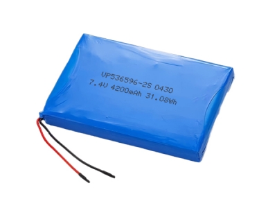 7.4V 4200mAh 536596-2S Rechargeable Lipo Battery