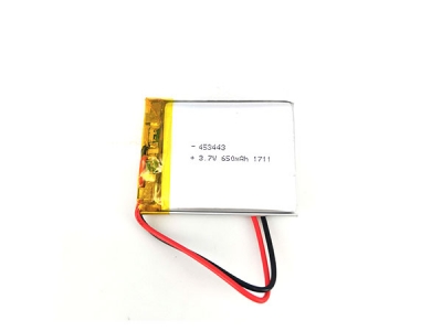 Rechargeable 3.7V 650mAh 453443 Lithium Battery with CE Cert