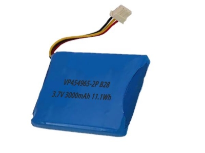 3.7V 3000mAh 454965-2P Rechargeable Li-Polymer Battery