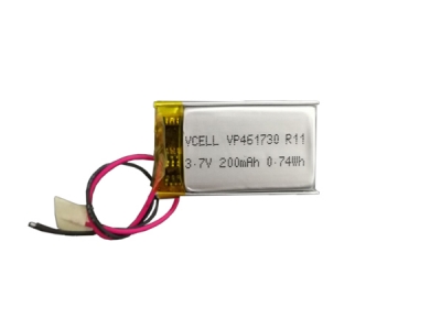 3.7V 200mAh Rechargeable Lithium Polymer Battey 461730