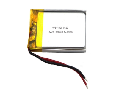544060 3.7v 1440mAh 视频监控器锂电池