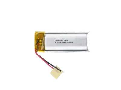 3.7V 260mAh 551240 Rechargeable Li-Po Battery
