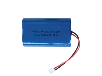 6.4V 5000mAh 26700 LiFePo4 Rechargeable Battery