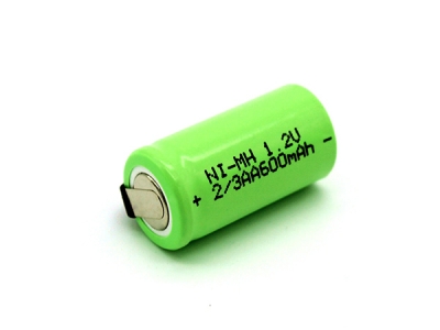 2/3AA 1.2V 600mAh Ni-MH Battery