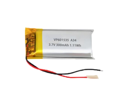 3.7V 300mAh 601535 Li-Polymer Battery