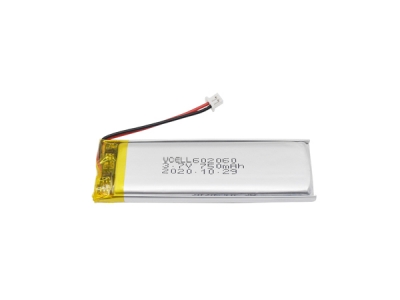 3.7V  600mAh 602060 Rechargeable Lithium Polymer Battery 