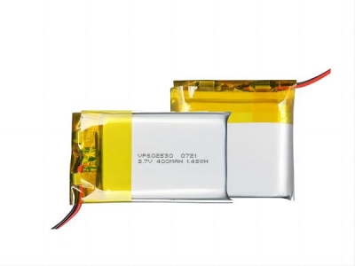 3.7V 400mAh 602530 Lithium Polymer Battery